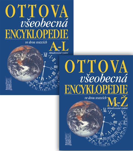 Ottova všeobecná encyklopedie ve dvou svazcích A-L, M-Ž